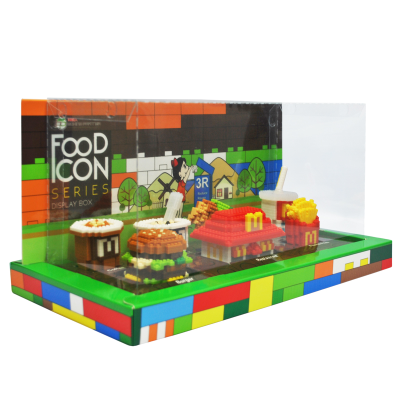 Mcd Nanoblock Display Box Food Icon Series Presto Blocks